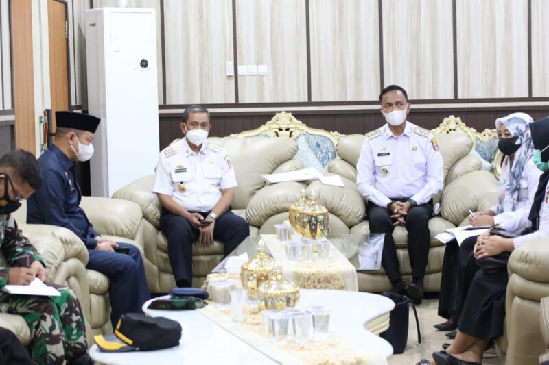 Usai Rapat Koordinasi (Rakor) Penanganan Pandemi Covid-19, Vaksinasi, dan Pemulihan Ekonomi di Provinsi Sulawesi Selatan berlangsung secara virtual, Bupati Wajo Pimpin rapat tindak lanjut bersama Forkopimda dan Satgas Covid 19, Rabu 4 Agustus 2021.