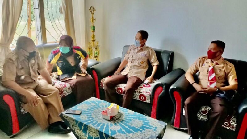 Audiens dengan Camat Maniangpajo terkait pelaksanaan PPKM Level 3