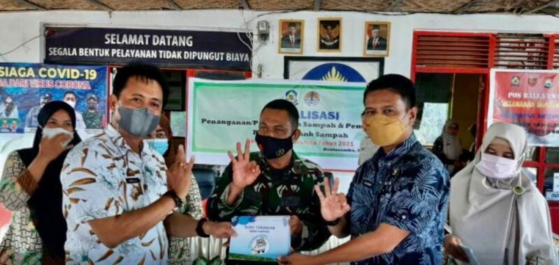Sosialisasi  pengelolaan sampah rumah tangga dan pembentukan bank sampah yang digelar Dinas Lingkungan Hidup Kabupaten Jenneponto