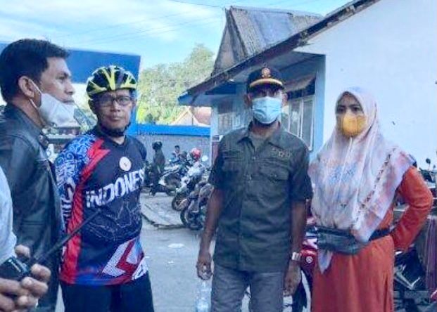 Wakil Bupati Maros Suhartina Bohari saat mengunjungi Tempat Pelelang Ikan Labuang