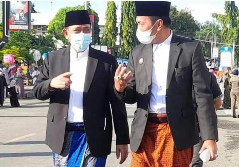 Bupati Wajo H. Amran Mahmud dan Wakil Bupati Wajo H. Amran SE