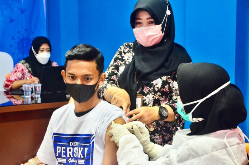 Vaksin lintas agama yang dilaksanakan ormas Muhammadiyah untuk ketiga kalinya di Kota Makassar.