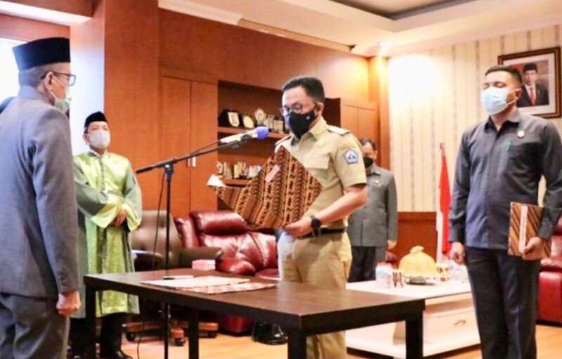 Wahab SE, MSi dilantik sebagai  Sekretaris Daerah oleh Bupati Bantaeng Kabupaten Wajo  H Ilham Azikin