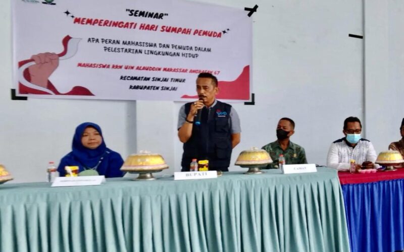 Seminar Kepumadaan dilaksanakan Mahasiswa Kuliah Kerja Nyata (KKN) Universitas Islam Negeri Alauddin Makassar (UINAM) Angkatan 67 menyelenggarakan Seminar Jumat pagi, 05 November 2021