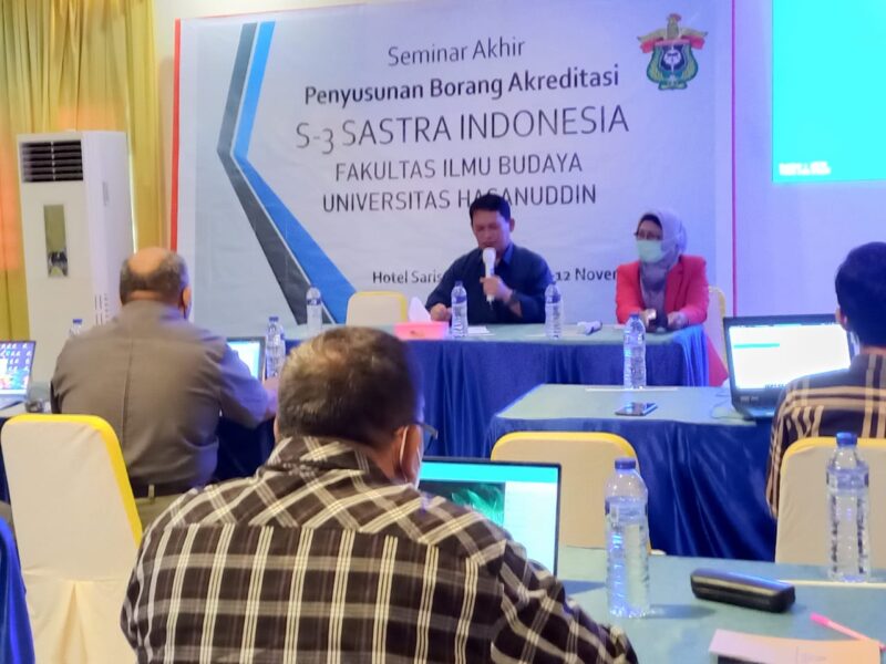 Program S-3 Sastra Seminar Akhir Susun Borang