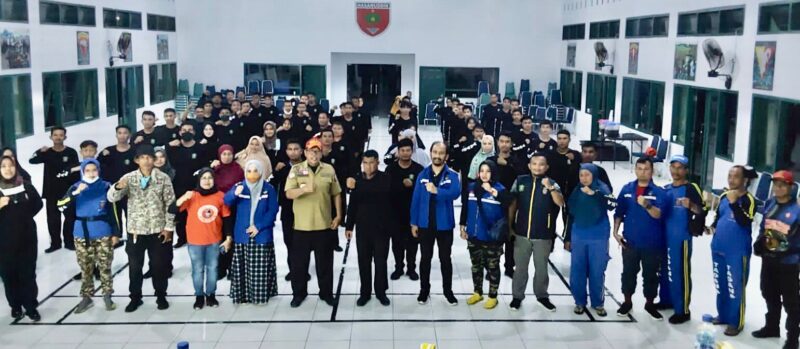 Fose bersama setelah pemberian materi dari Perintis Tagana Indonesia