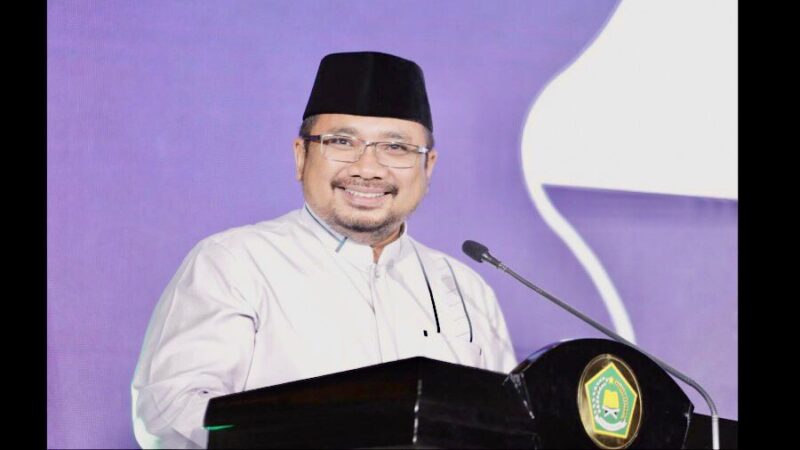 Menag Yaqut Cholil Qoumas sambut gembira pengumuman Kerajaan Arab Saudi terkait penyelenggaran ibadah haji 2022, Sabtu 9 April 2022