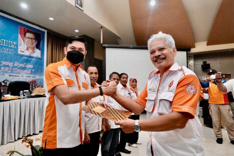 Bupati Gowa, Adnan Purichta Ichsan, Terpilih Secara Aklamasi Memimpin dalam Musyawarah Daerah (Musda) IX Organisasi Amatir Radio Indonesia (ORARI) Sulsel Periode 2022-2027, Sabtu 14 Mei 2022.