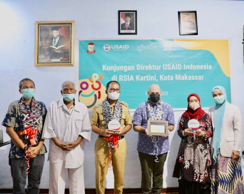 Wali Kota Makassar, Ir. Moh. Ramdhan Pomanto, Menerima Kunjungan Direktur Badan Pembangunan Internasional Amerika Serikat (USAID) Indonesia Jeff Cohen, di RSIA Kartini, Selasa 17 Mei 2022.
