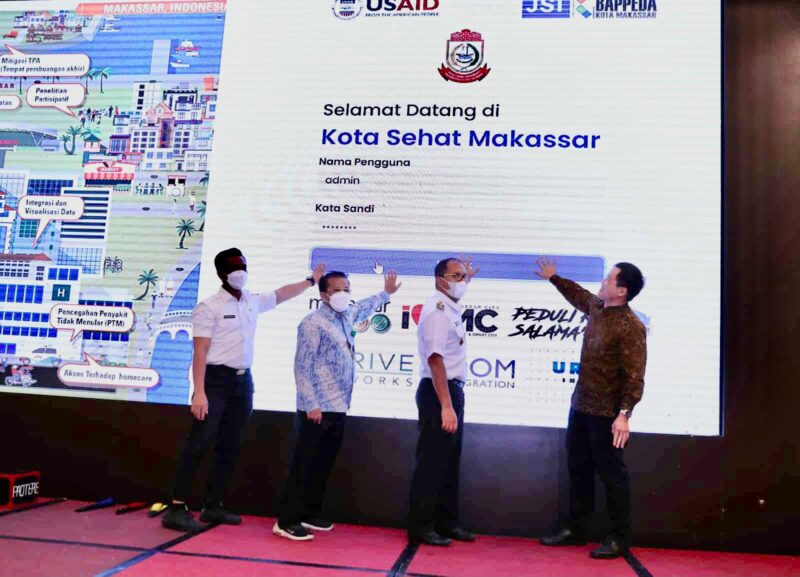 Wali Kota Makassar, Ir. Moh. Ramdhan Pomanto, Saat Membuka Kegiatan Konferensi Smart and Healthy City, Sekaligus Melaunching Aplikasi Sehatmi, di Hotel The Rinra, Rabu 18 Mei 2022.