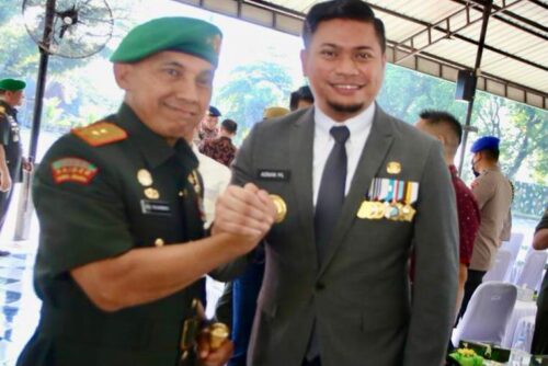 Bupati Gowa, Adnan Purichta Ichsan, Menghadiri Acara Hari Ulang Tahun (HUT) ke 65 Tahun, Kodam XIV/Hasanuddin, di Lapangan M. Jusuf Makodam XIV/Hasanuddin, Kamis 2 Juni 2022.