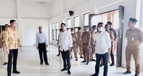 Bupati Gowa, Adnan Purichta Ichsan, Meninjau Rumah Tahfidz Pemkab Gowa, di Kecamatan Bajeng, Selasa 28 Juni 2022.