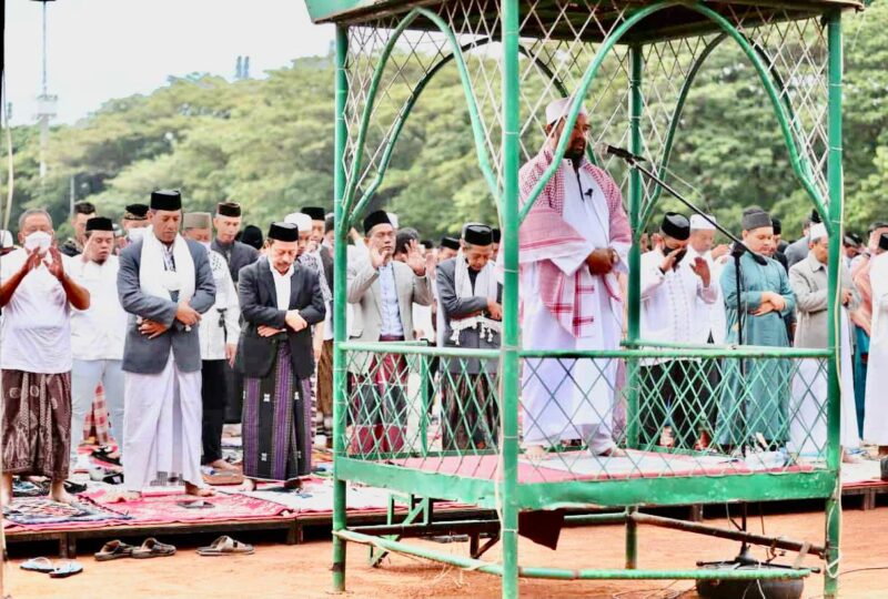 Pemkot Makassar Gelar Shalat Idul Adha 1443 H di Lapangan Karebosi Makassar