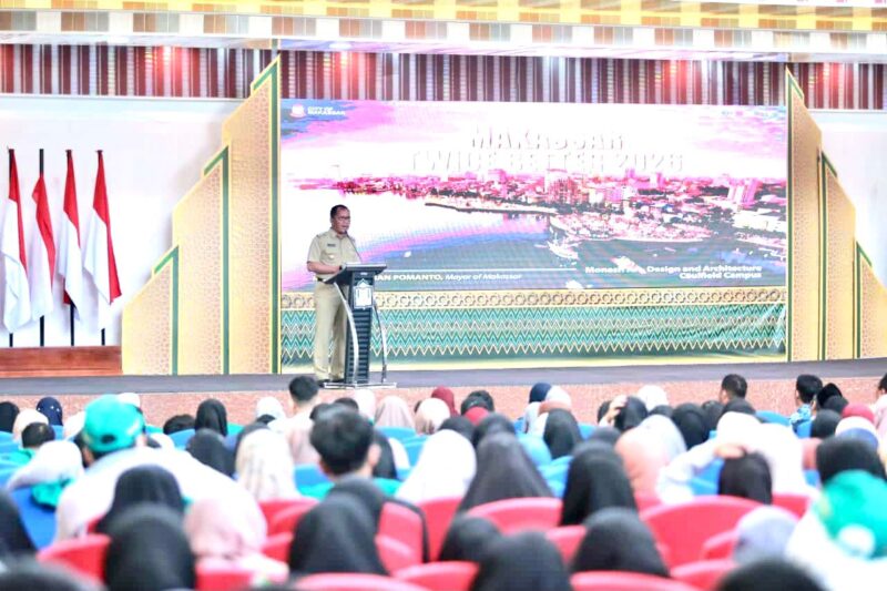 Wali Kota Makassar, Ir. Moh. Ramdhan Pomanto, Saat Memberikan Orasi Ilmiah, di Hadapan Mahasiswa KPM IAIN Parepare, Selasa 27 September 2022