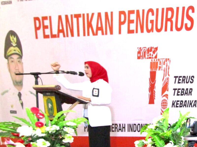 Ketua PMI Kabupaten Sinjai, Hj. Andi Nurhilda Daramata Seto.