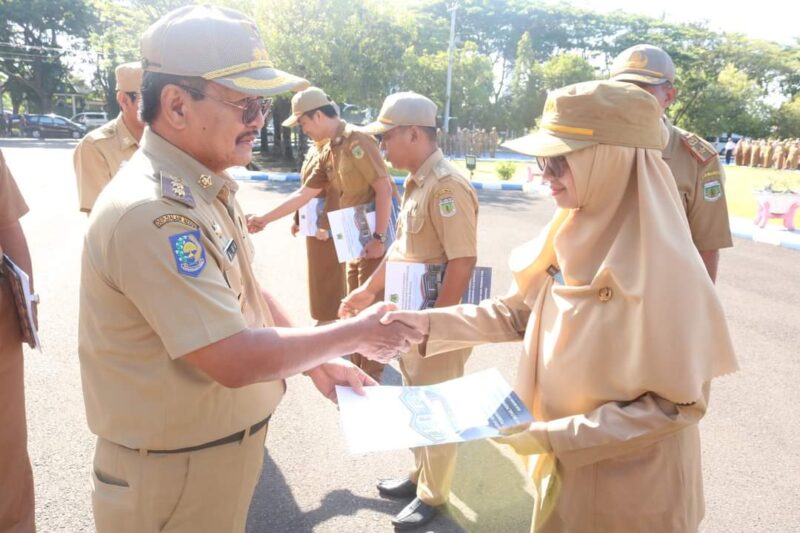 Wabup serahkan petikan SK Kenaikan pangkat periode Oktober 2022 kepada perwakilan ASN lingkup Pemkab Pinrang
