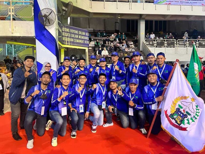 Direktur Utama Perumda Air Minum Kota Makassar, Beni Iskandar, SH, Pimpin Kontingen DPD Perpamsi Sulsel, di Pekan Olahraga Persatuan Air Minum Nasional (Porpomnas) Medan.