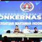 Ketua Umum PWI Atal S Depari menutup Konkernas PWI di Malang Jawa Timur