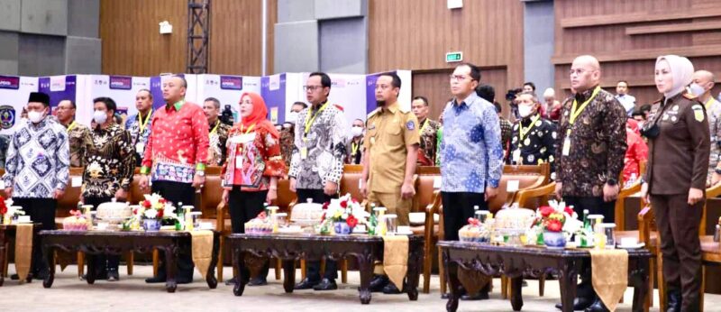 Wali Kota Makassar, Ir. Moh. Ramdhan Pomanto, Menghadiri Kerja Rapat Teknis (Rakernis) Nasional Asosiasi Pemerintah Kota Seluruh Indonesia (APEKSI) 2022, di Hotel Four Points by Sheraton, Senin 7 November 2022.