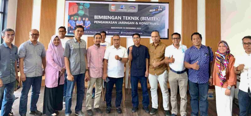 Tingkatkan Kualitas Pekerjaan, Perumda Air Minum Kota Makassar, Menggelar Bimbingan Teknis (Bimtek), di Strasa Cafe, Sabtu 10 Desember 2022.