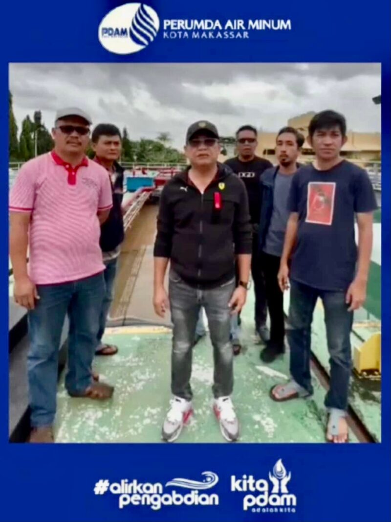 Direktur Perumda Air Minum Kota Makassar, Beni Iskandar, SH, Menyampaikan Permohonan Maaf Kepada Pelanggan Akibat Gangguan Instalasi di Somba Opu, Kabupaten Gowa, Minggu 25 Desember 2022