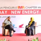 Wali Kota Makassar, Ir. Moh. Ramdhan Pomanto, Menghadiri Pelantikan dan Raker IMA Chapter Makassar Periode 2022-2024, di Hotel Maxone, Sabtu 28 Januari 2023.