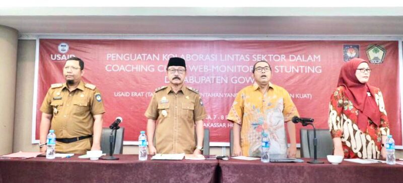 Wakil Bupati Gowa, H. Abd Rauf Malaganni, Membuka Coaching Klinik Pengisian Web Based Monitoring (Webmon), di Hotel Aston Makassar, Selasa 7 Februari 2023.