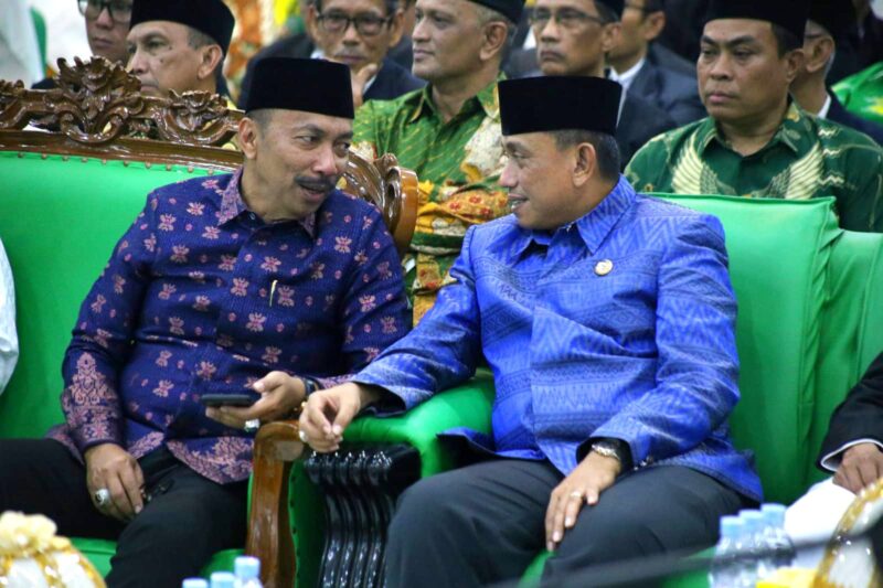 Bupati Wajo H. Amran Mahmud bersama Wakil Bupati Wajo H. Amran 
