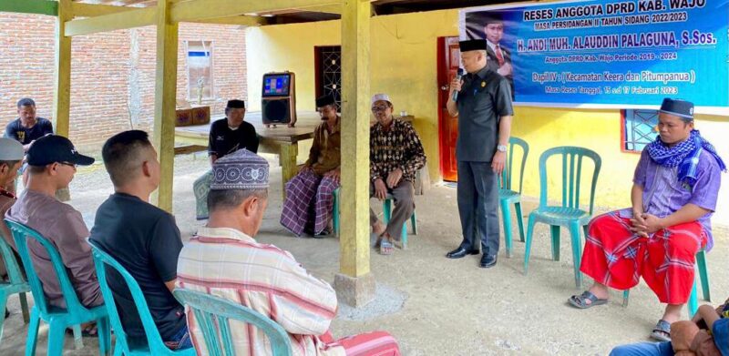 Ketua DPRD Kavupaten Wajo H Andi Alauddin Reses Masa Persidangan II Tahun Sidang 2022/2024