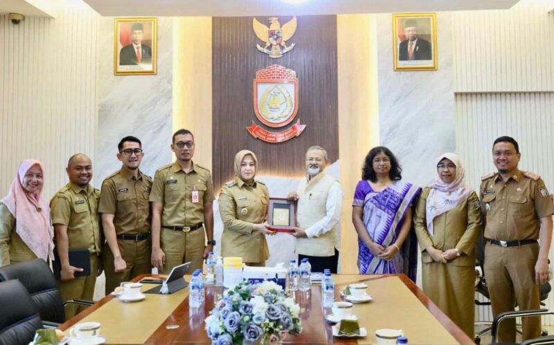 Wakil Wali Kota Makassar, Fatmawati Rusdi, Menerima Kunjungan Kedutaan India, di Ruang Rapat Wakil Wali Kota, Senin 6 Februari 2023