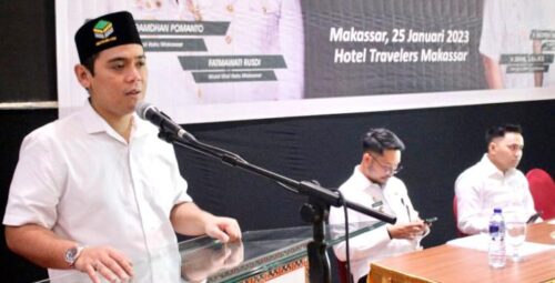 Legislator DPRD Kota Makassar, Fraksi Partai Persatuan Pembangunan (PPP) Rahmat Taqwa Quraisy, Gelar Sosialisasi Peraturan Daerah Nomor 4 Tahun 2013, Tentang Kawasan Tanpa Rokok, di Hotel Travellers, Jalan Lamadukelleng, Rabu 25 Januari 2023.