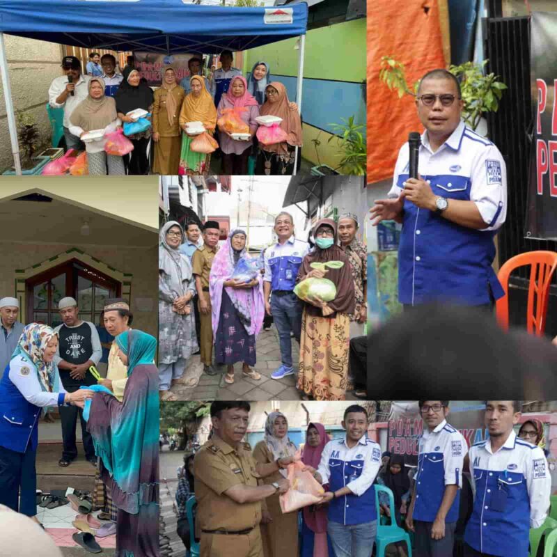 Jajaran Direksi Perumda Air Minum Kota Makassar, Melakukan Kunjungan Safari Ramadhan di Lorong Wisata, Kecamatan Mariso, Selasa 28 Maret 2023