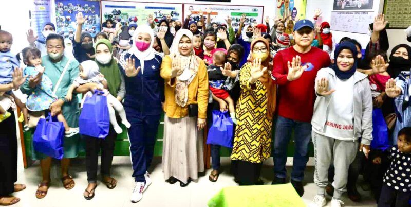 Wakil Wali Kota Makassar, Fatmawati Rusdi, Turun Langsung Mengecek Anak Stunting, di Puskesmas Cendrawasih dan Mamajang, Sabtu 11 Maret 2023