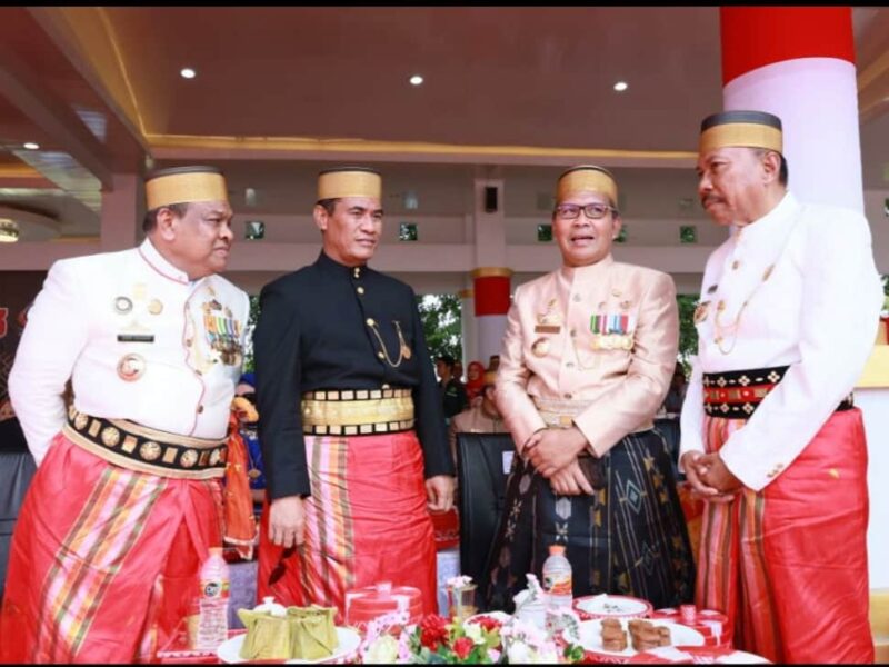 Wali Kota Makassar, Ir. Moh. Ramdhan Pomanto, Menghadiri Mattompang Arajang, di Kabupaten Bone, Sabtu 6 Mei 2023