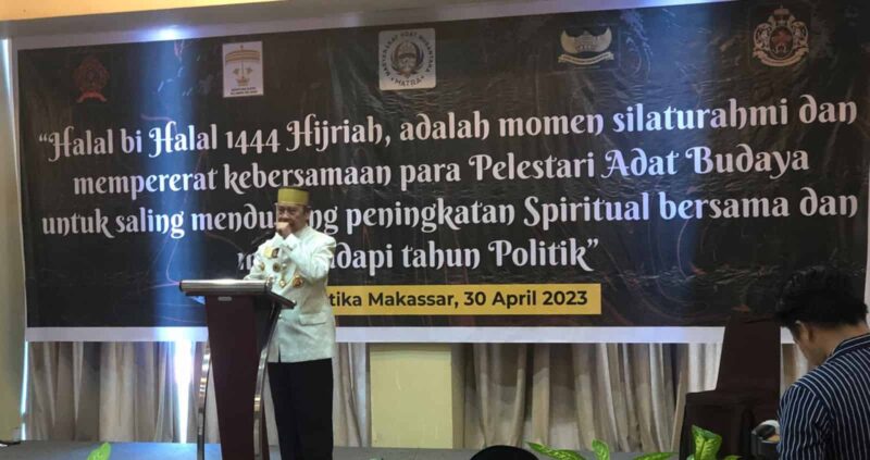 Majelis Keturunan To Manurung, Menggelar Halal Bi Halal, di Hotel Santika Makassar, Minggu 30 April 2023
