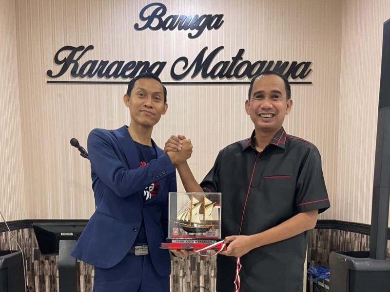 Ketua DPRD Kota Makassar, Rudianto Lallo, Menerima Kunjungan Sekretaris Dubes Kazakhstan, di Rumah Dinas Ketua DPRD Makassar, Jum'at 5 Mei 2023