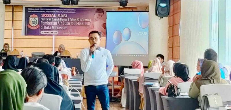 Legislator DPRD Kota Makassar, Fraksi Partai Amanat Nasional, H. Sahruddin Said, Menggelar Sosialisasi Perda Nomor 3 Tahun 2016, di Hotel Karebosi Premier, Sabtu 3 Juni 2023