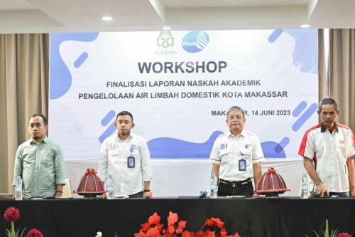 Direktur Utama Perumda Air Minum Kota Makassar, Beni Iskandar, Menghadiri Kegiatan Workshop, Rabu 14 Juni 2023