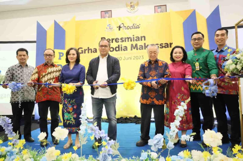 Wali Kota Makassar, Ir. Moh. Ramdhan Pomanto, Meresmikan Gedung Grha Prodia, di Jalan Jenderal Sudirman, Sabtu 10 Juni 2023