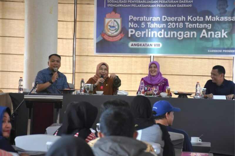 Legislator DPRD Kota Makassar, Fraksi Partai Demokrat, Rezki, Gelar Sosialisasi Perda Nomor 5 Tahun 2018, di Hotel Karebosi Premier, Kamis 15 Juni 2023