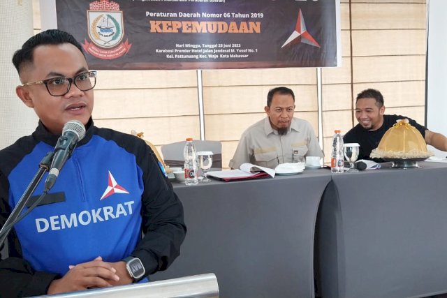 Legislator DPRD Kota Makassar, Fraksi Partai Demokrat, H. Ray Suryadi Arsyad, Gelar Sosialisasi Perda Nomor 6 Tahun 2019, di Hotel Karebosi Premier, Minggu 25 Juni 2023