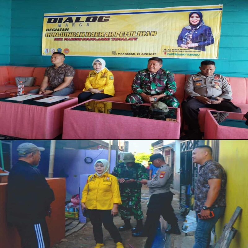 Legislator DPRD Kota Makassar Fraksi Partai Golkar, Nurul Hidayat, Melakukan Kunjungan Dapil di Maccini Sombala, Kamis 22 Juni 2023