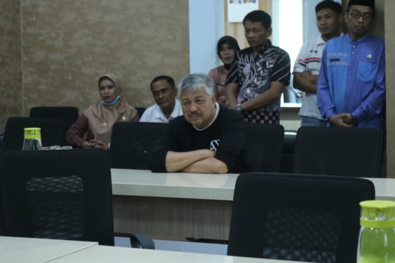 Bupati Pinrang nenyaksikan kegiatan tes hafalan Qur'an