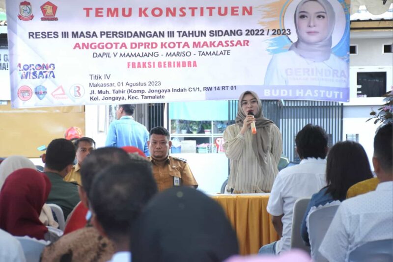 Legislator Budi Hastuti, Gelar Reses di Kecamatan Tamalate, Selasa 1 Agustus 2023