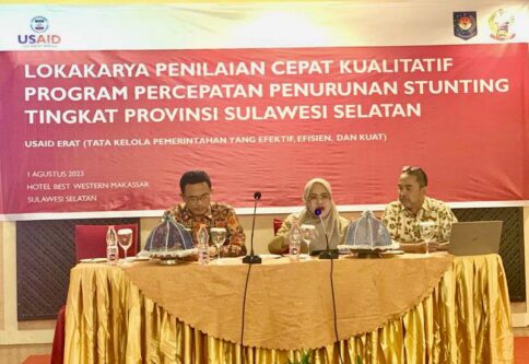 Pemprov Sulsel-USAID ERAT Kolaborasi Rancang Strategi Turunkan Angka Stunting