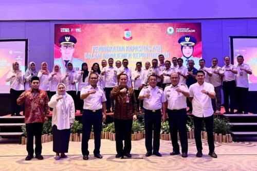 Wali Kota Makassar, Ir. Moh. Ramdhan Pomanto, Membuka Kegiatan Peningkatan Kapasitas ASN dalam Manajemen Keprotokoleran, di Hotel Four Point by Sheraton, Rabu 9 Agustus 2023