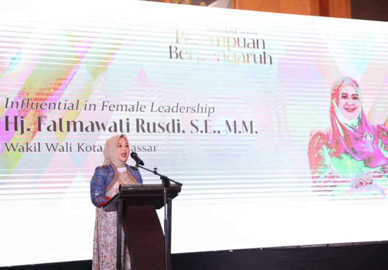 Wakil Wali Kota Makassar, Fatmawati Rusdi, Masuk Dalam Daftar Perempuan Berpengaruh di Indonesia versi Portal Media Dream.co.id, di Hotel Aryaduta Menteng, Jakarta, Senin 28 Agustus 2023.