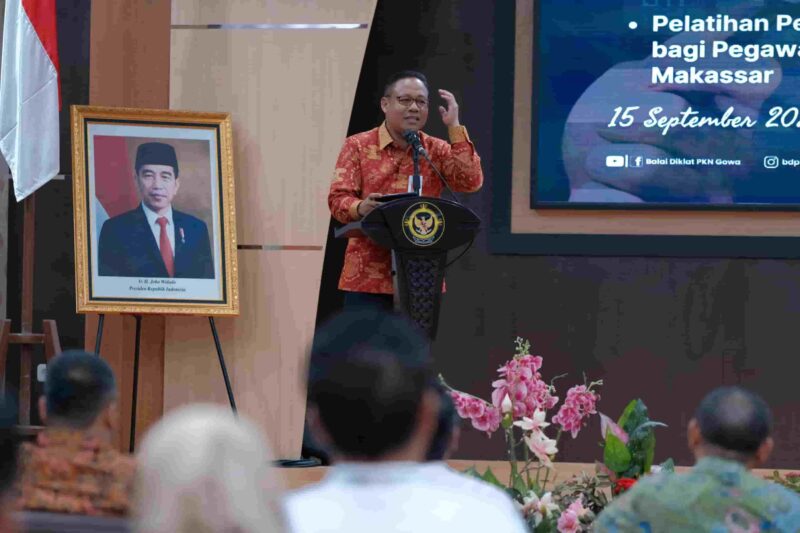 Sekretaris DPRD Kota Makassar, H. Dahyal, Menghadiri Penutupan Pelatihan Pengelolaan Keuangan, Jum'at 15 September 2023
