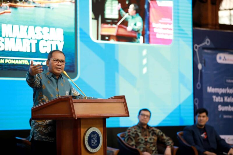 Wali Kota Makassar, Ir. Moh. Ramdhan Pomanto, Saat Memaparkan Sombere' and Smart City, Kamis 7 September 2023