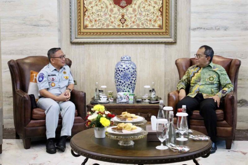Wali Kota Makassar, Ir. Moh. Ramdhan Pomanto, Menerima Kunjungan PT. Jasa Raharja Sulsel, di Kediaman Pribadinya, Jalan Amirullah, Kamis 14 September 2023